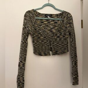 UO Britt Cropped Cardigan, Size Medium